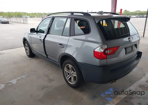 2005 BMW X3 3.0I z USA, uszkodzony, nr VIN WBXPA93495WD18319